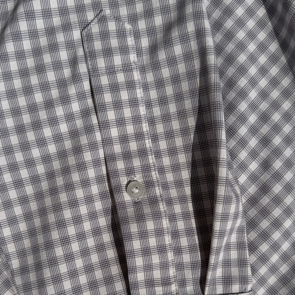 Mizzen+Main Leeward Gray Plaid Shirt - Picture 5 of 9